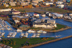 a Panormic pciture fo Bellingham Washington